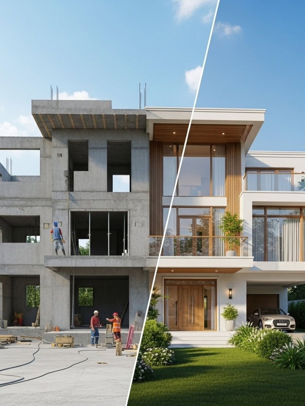 مشروع إشراف هندسي متكامل لفيلا سكنية فاخرة – حي الورود